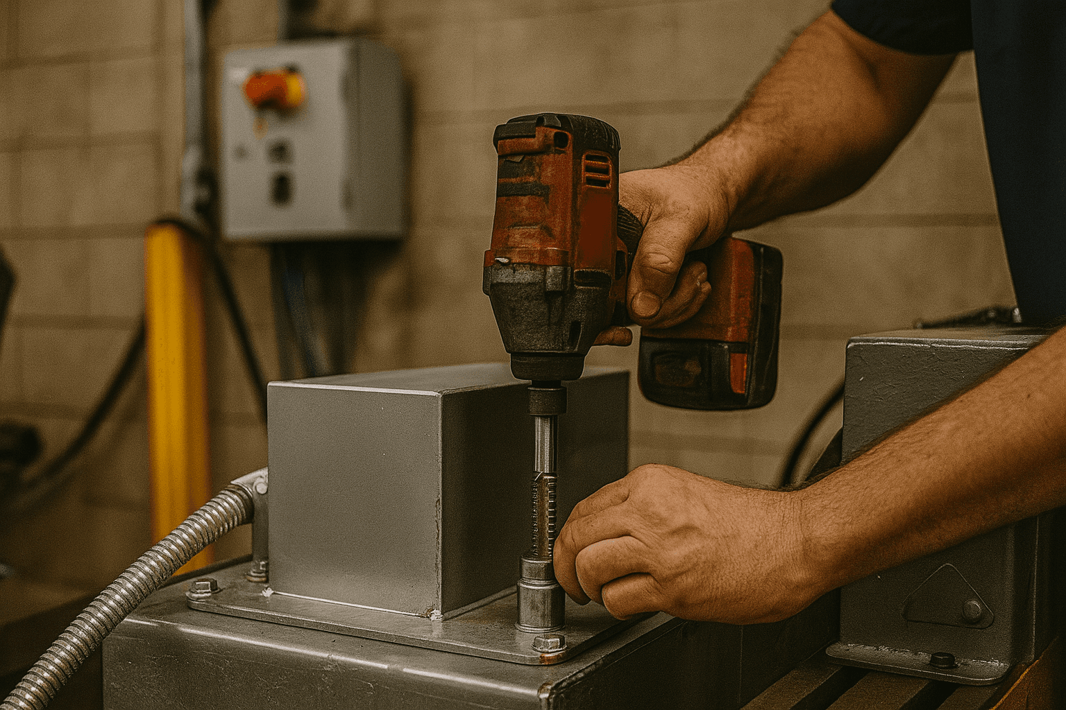 Industrial installation setup