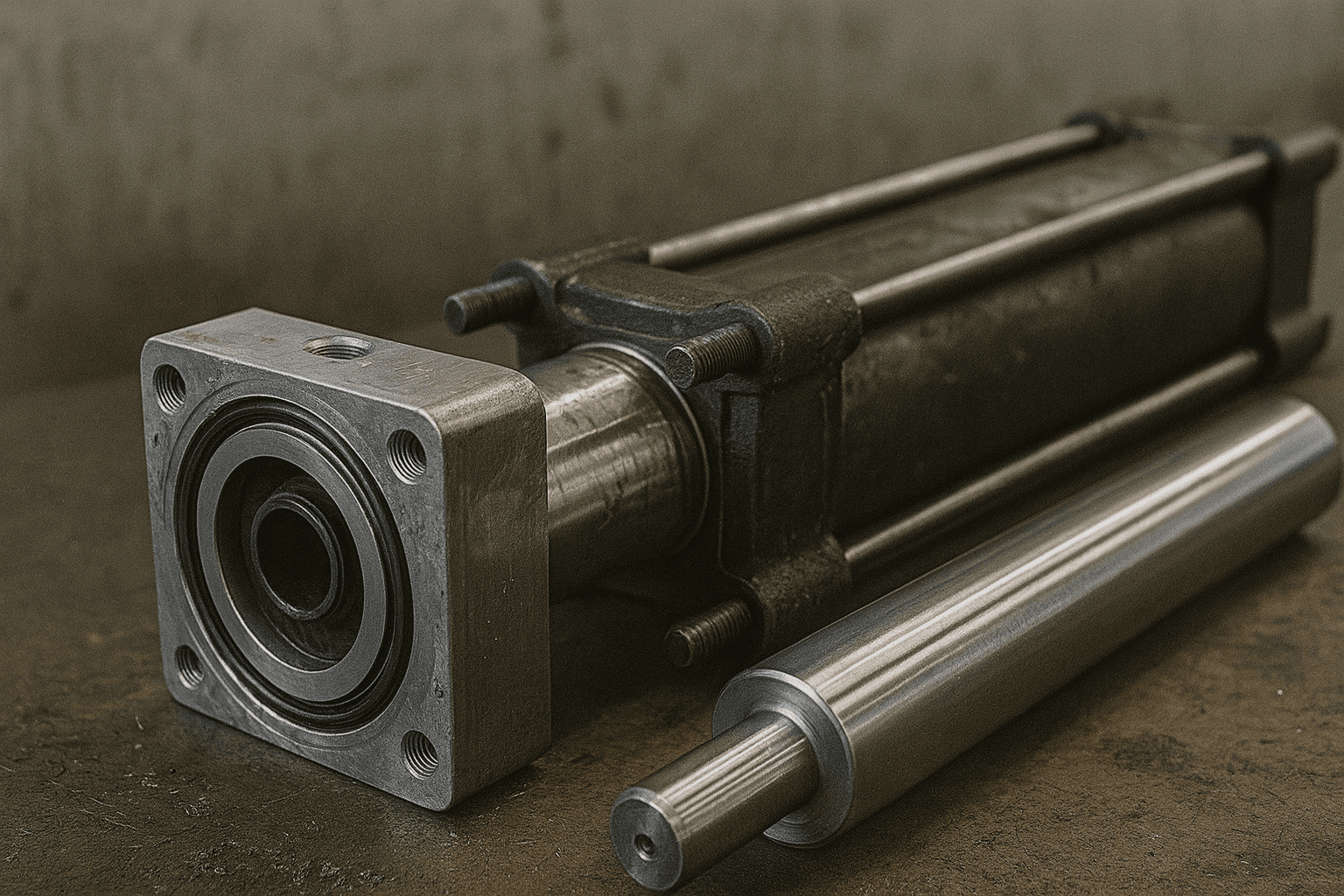 Pneumatic cylinder disassembly and inspection