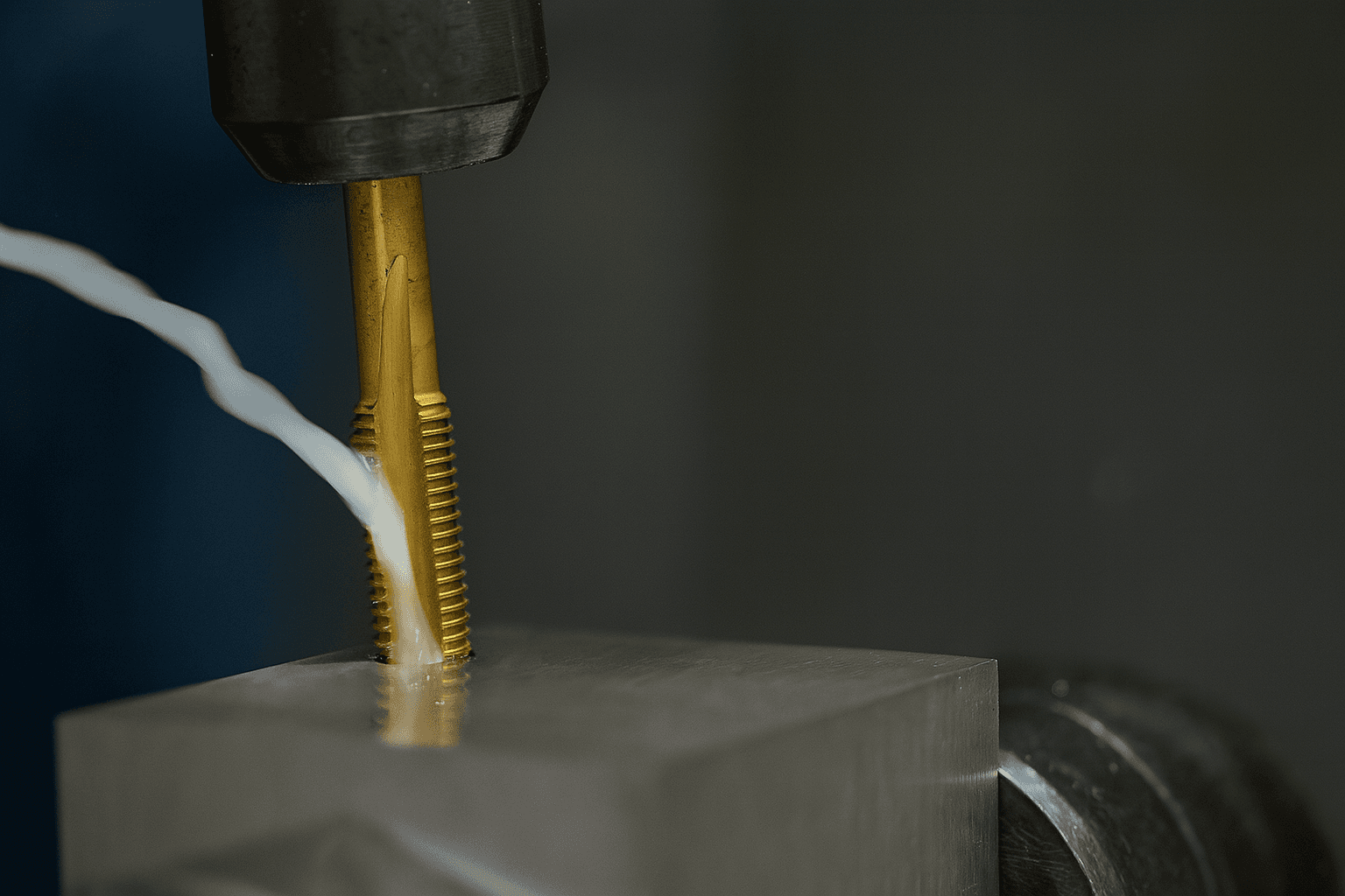 Threading operation on a CNC mill