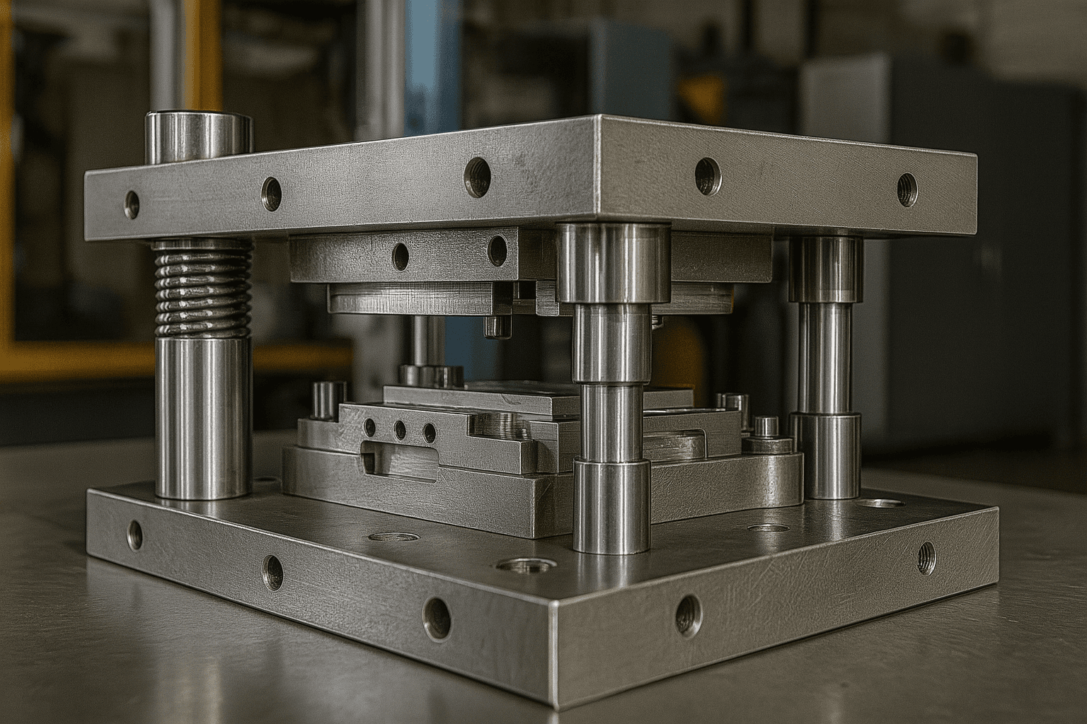 Tool & die workshop with EDM and benches